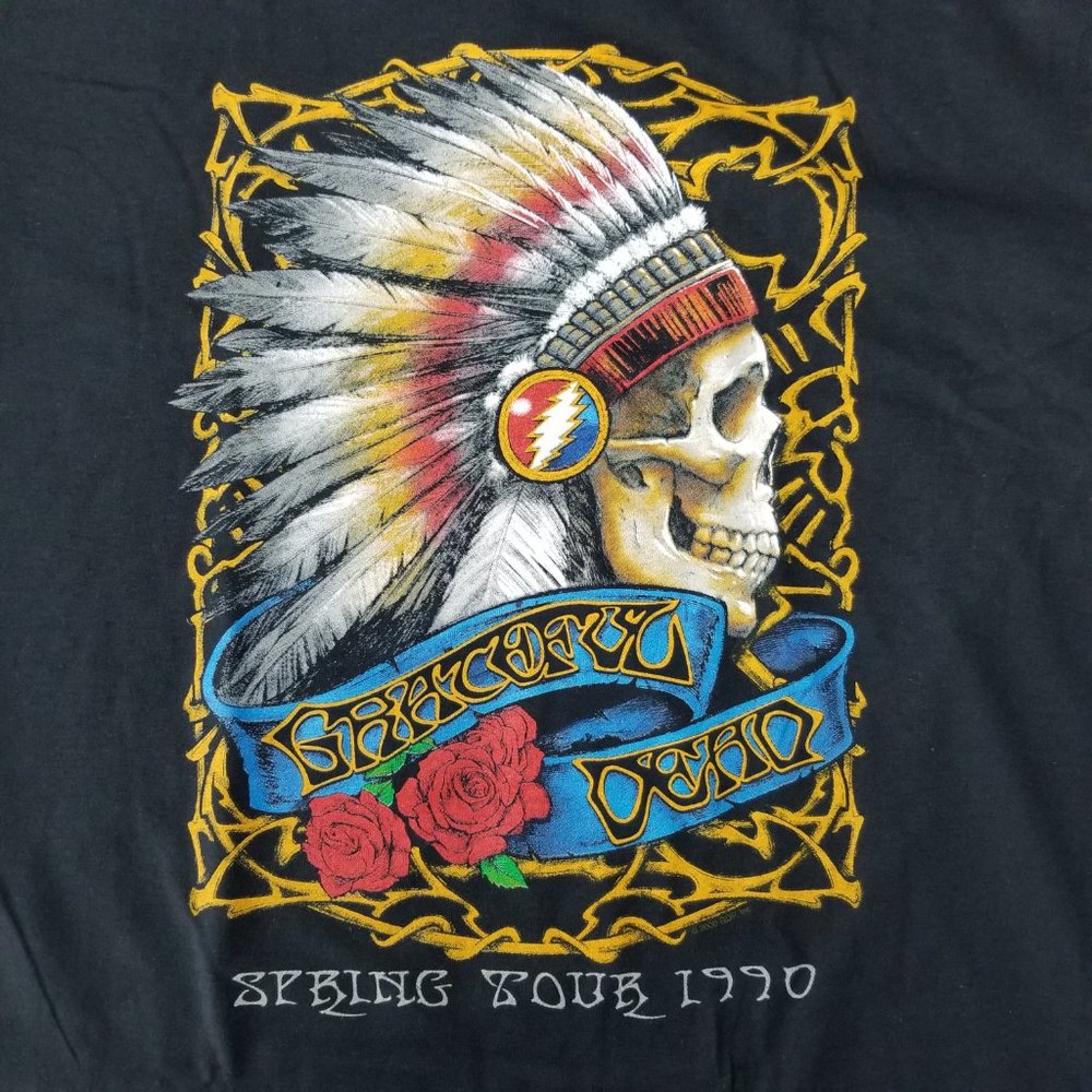 Grateful Dead Spring Tour 1990 Licensed T-Shirt